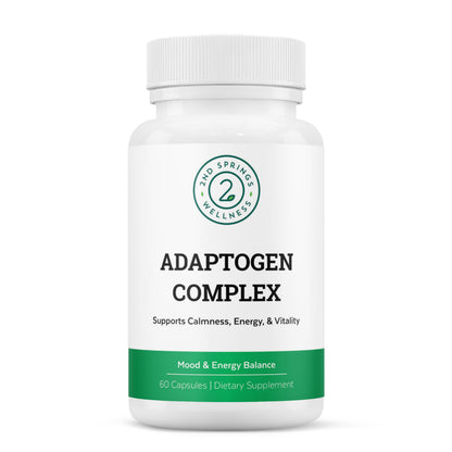 2nd Springs Adaptogen Complex Calmness, Energy and Vitality Booster - Ashwagandha, Schisandra, Astragalus, Ginseng, Rhodiola, and More - Adrenal Support Supplements - 60 Ct 2nd SpringsBuy Supplements Australia