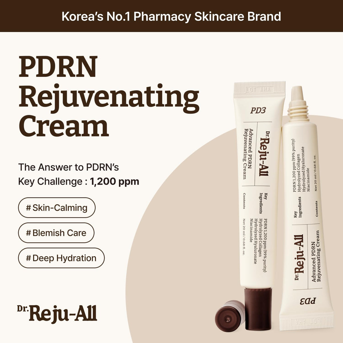 Dr.Reju-All PDRN All-Day Glow Duo: Advanced PDRN Rejuvenating Cream + Advanced PDRN Rejuvenating Mask - Face Moisturizer & Facial Mask for Hydration & Plumping - Korean Skin Care Daily Routine Dr.Reju-All buy supplements Au
