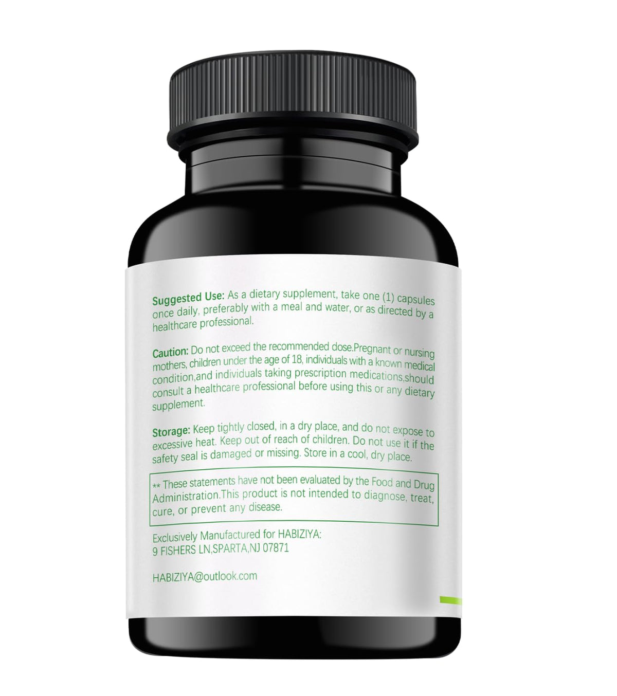 HABIZIYA Cortisol Manager Supplement for Women and Men Adrenal Support with Ashwagandha, Rhodiola Rosea, Holy Basil, Mood & Sleep Support - Non-GMO, Vegan Capsules (60 Count) HABIZIYABuy Supplements Australia