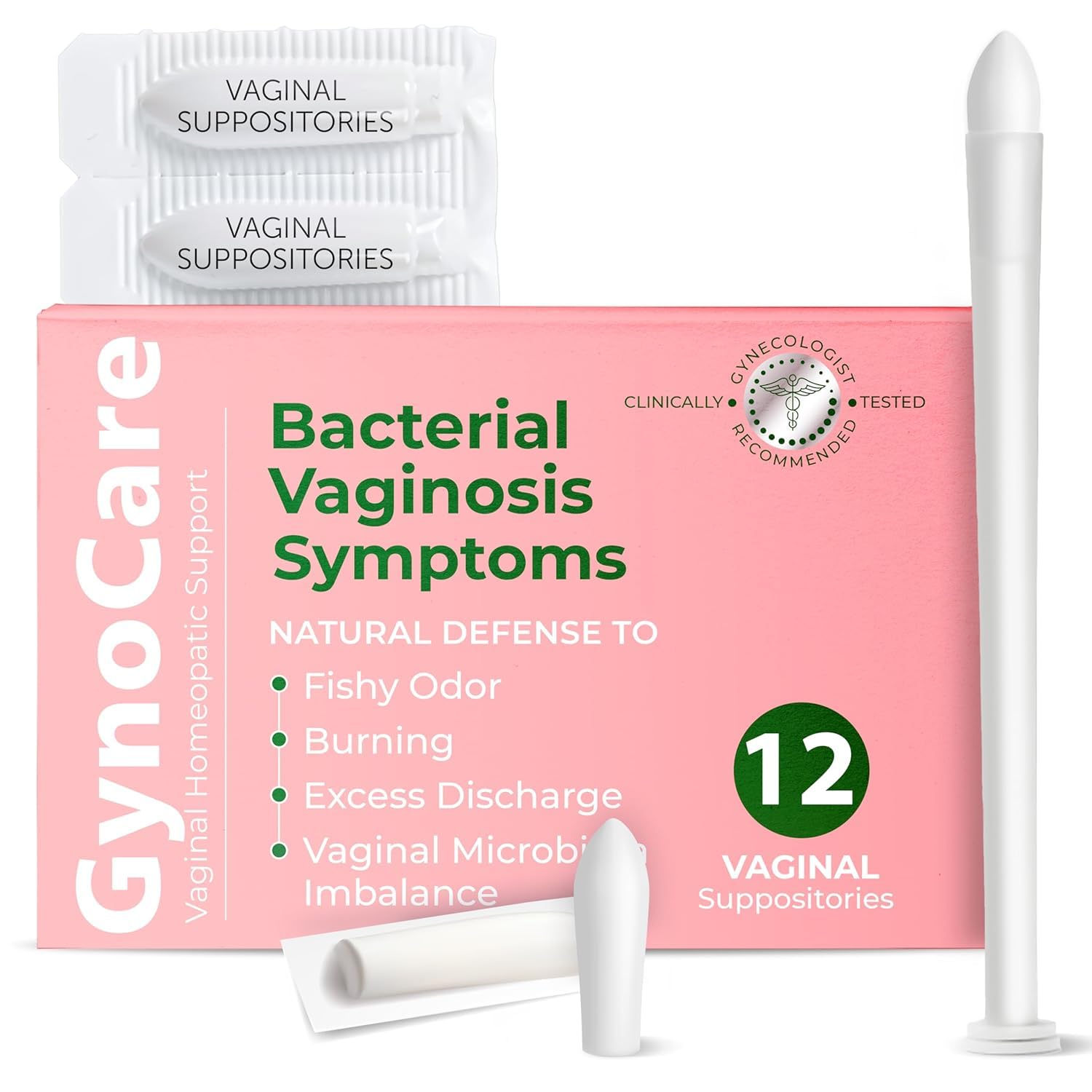 Bacterial Vaginosis Treatment | BV Treatment For Women | Boric Acid Suppositories For Women | Natural Homeopathic for Odor, Itching, Discharge, BV, and Vaginal Microbiota Imbalance | 12 Suppositories Terramed Just Think ComfortBuy Supplements Australia