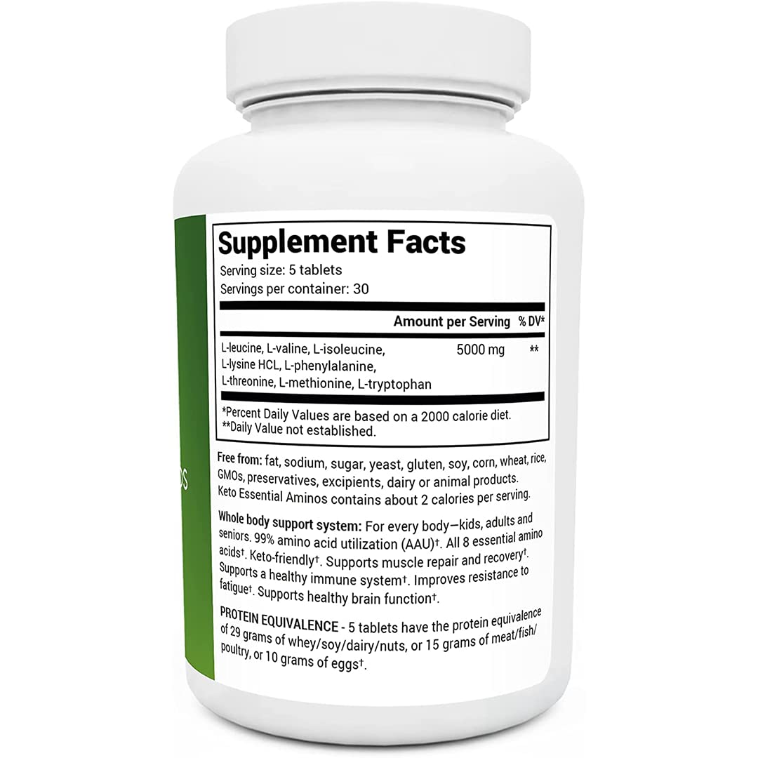 Dr. Berg's Keto Essential Aminos - Contains 8 Essentials Amino Acids -Keto Friendly Dr. Berg NutritionalsBuy Supplements Australia