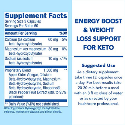 Keto BHB with Apple Cider Vinegar - Reach Ketosis Faster, Boost Energy, Suppress Craving Super Natural GoodsBuy Supplements Australia