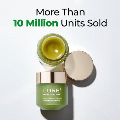 Cure Intensive 2X Cream, Premium Aloe Deep Moisturizing Multi Balm, Korean Skincare, Face Moisturizer for Dry Skin (Pack of 1) Kim Jeong Moon Aloe buy supplements Au