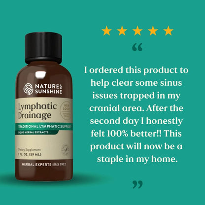Nature's Sunshine Lymphatic Drainage, 2 Fl. Oz | Lymphatic Drainage Supplement Promotes The Efficient Drainage of The Lymphatic System to Promote Overall Health Nature's Sunshine buy supplements Au