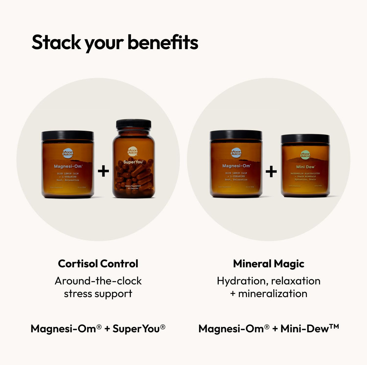 Moon Juice Magnesi-Om Magnesium Powder Supplement - Chelated Magnesium Complex + L-Theanine Blend for Rest, Relaxation & Regularity - Vegan, Non-GMO & No Sugar, Blue Lemon, 4.2 oz, 30 Servings Moon JuiceBuy Supplements Australia