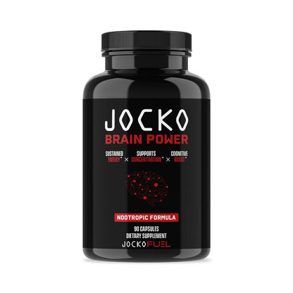 Jocko Fuel Brain Power - Nootropic Dietary Supplements for Memory & Focus wiht L Theanine, L Carnitine- Energy & Focus Supplement (90 Capsules) Jocko FuelBuy Supplements Australia