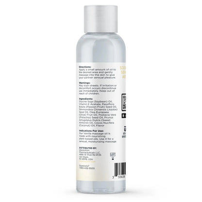 Promescent Massage Oil for Massage Therapy, Massage Oils for Date Night, Premium Body Oil for Men & Women to Relieve Stress & Sore Muscles, Essential Oils for Skin (4 oz) (Vanilla) Promescent buy supplements Au