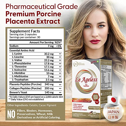 LABO Nutrition Le Ageless – Placenta Cell Rejuvenating Therapy from Japan – Enhanced with Collagen LABO NutritionBuy Supplements Australia