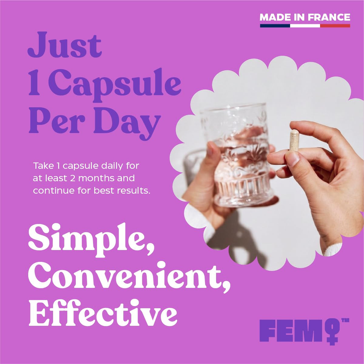 Upsa FEM Perimeno Perimenopause Supplements for Women - Non-Hormonal Pre-Menopause Support for Hot Flashes, Night Sweats, Mood, Sleep & Low Energy - 30 Capsules UpsaBuy Supplements Australia
