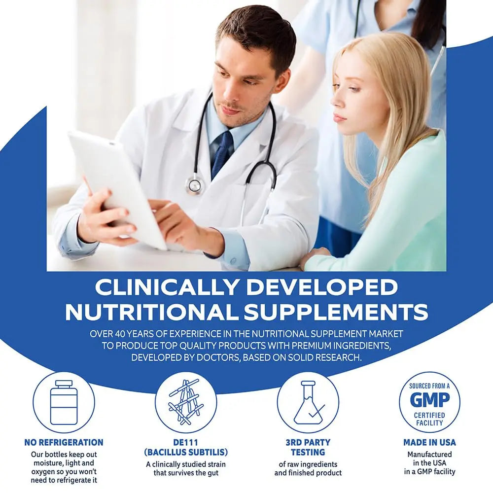 NUTRATEMPLE 4 in 1 Pre Post Probiotics & Digestive Enzymes for Women & Men - Digestive Health, Gut & Immune Support for Occasional Constipation, Diarrhea, Gas & Bloating – 60 Veggie Capsules NUTRATEMPLEBuy Supplements Australia