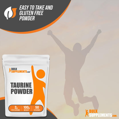 BULKSUPPLEMENTS.COM Taurine Powder - Taurine Supplement, Taurine 2000mg BULKSUPPLEMENTS.COMBuy Supplements Australia