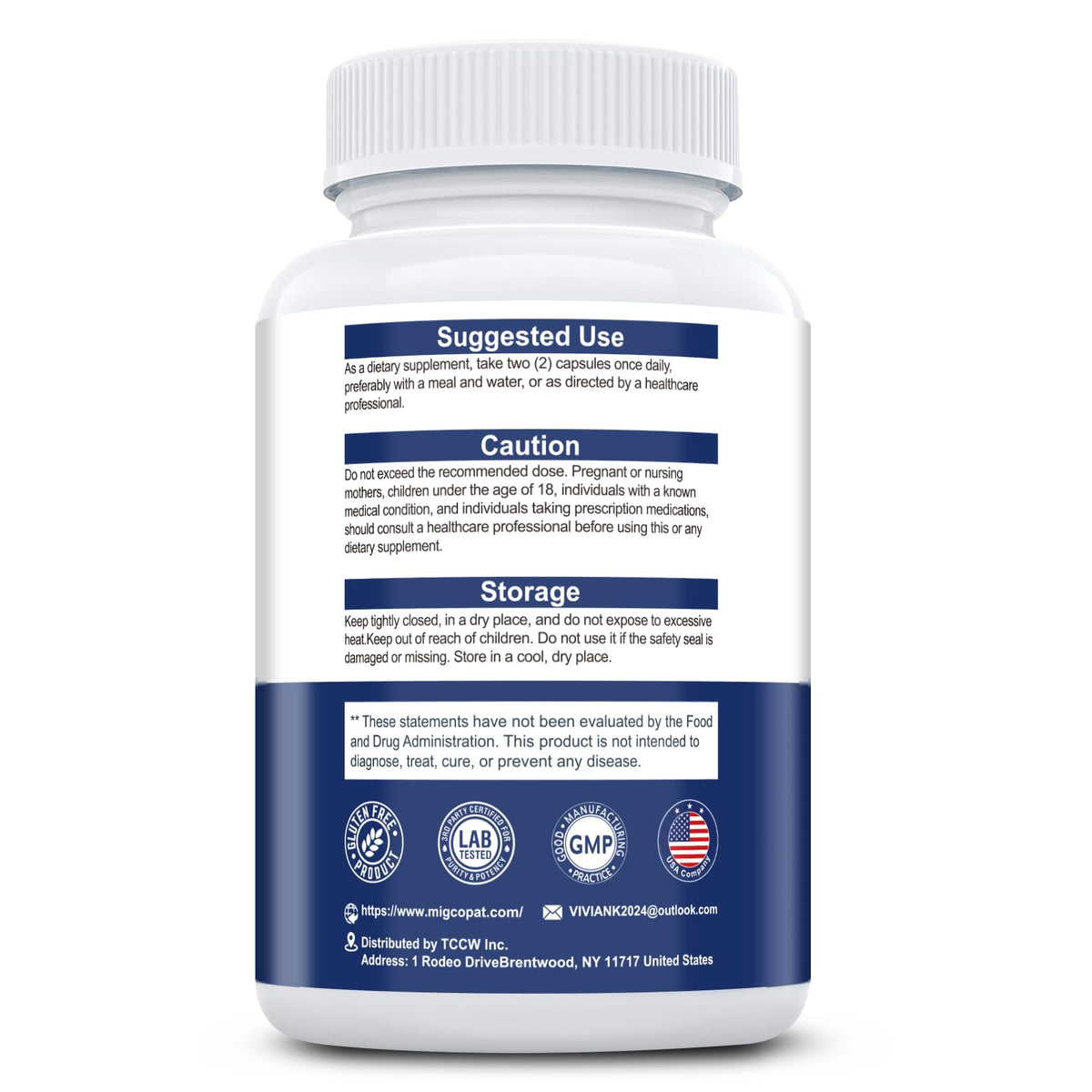 Brain Supplements for Memory & Focus - Nootropic with Bacopa Monnieri, Lion's Mane, Alpha GPC, Phosphatidylserine | Supports Mental Clarity & Cognitive Function | Vitamin B6 & B12-120 Capsules MigcopatBuy Supplements Australia