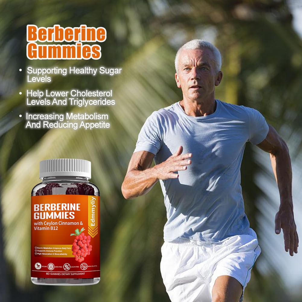 Berberine Gummies 1600mg with Ceylon Cinnamon Sugar Free High Potency Berberine EdmmyliyBuy Supplements Australia