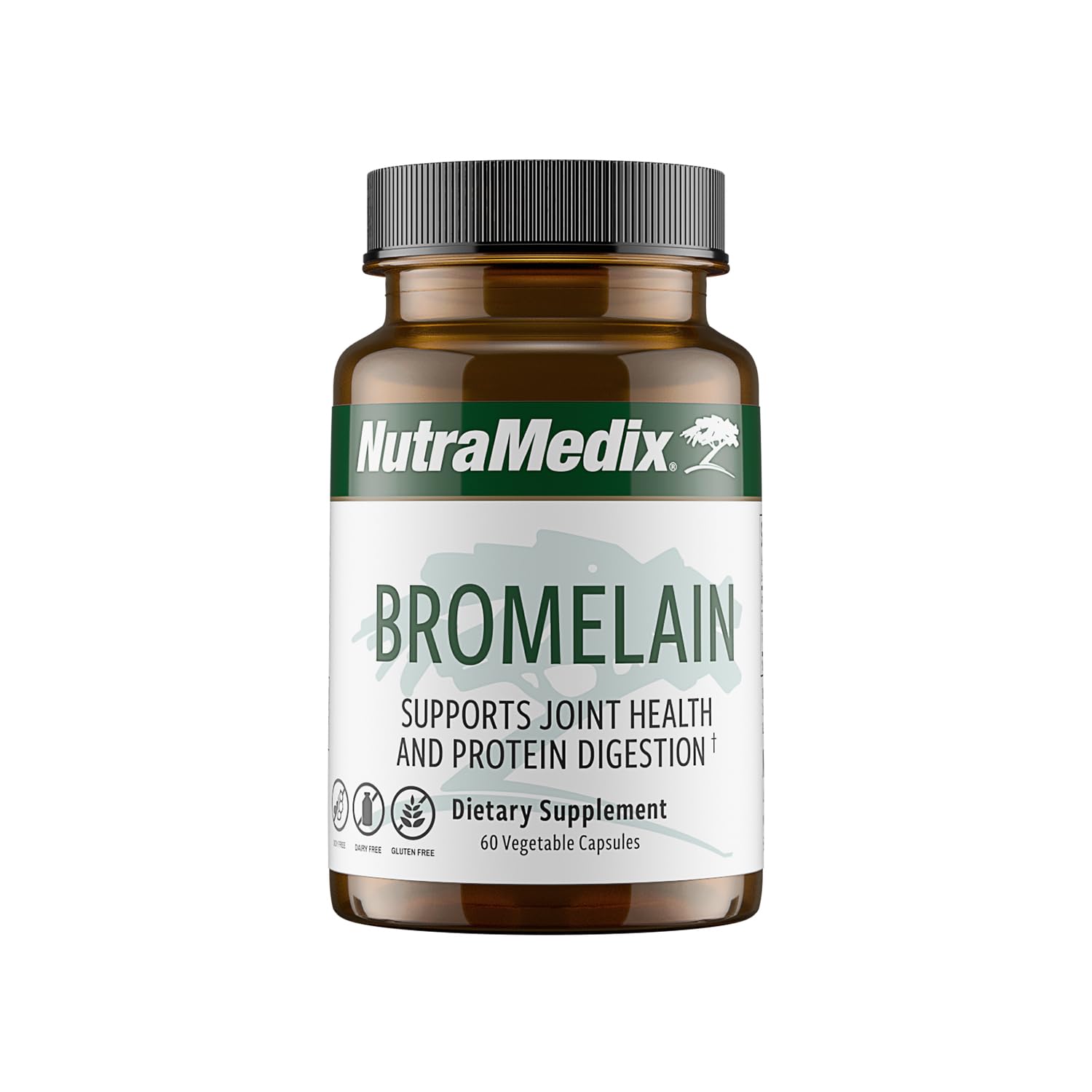 NutraMedix Bromelain Supplements - Proteolytic Enzymes from Pineapple Stems + Bromelain 1,000mg - Designed to Offer Digestion, Exercise and Joint Support - Gluten, Soy and Dairy-Free (60 Capsules) NutraMedix buy supplements Au