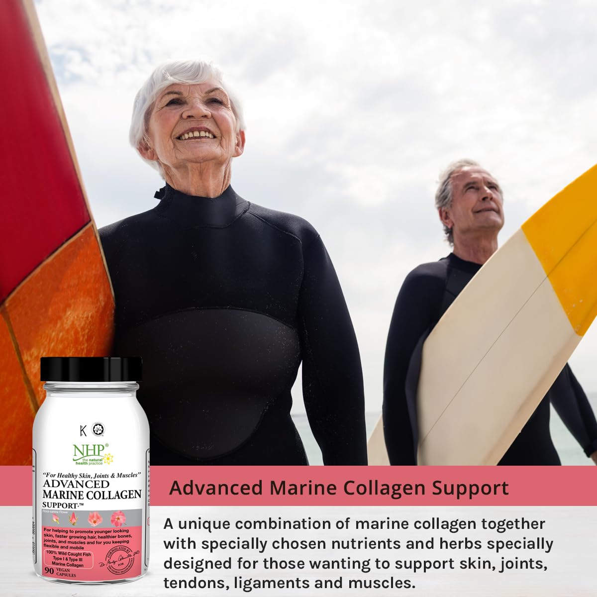 Advanced Marine Collagen Support, specifically Designed to Support Skin NHP The Natural Health PracticeBuy Supplements Australia