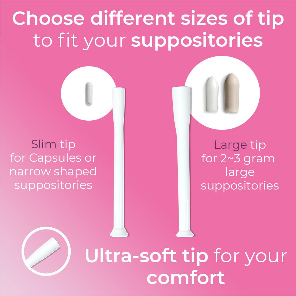 Natureland [10 Pack] Vaginal Suppository Applicators for Women, Soft Tip Auxiliary Tool for Pills NaturelandBuy Supplements Australia