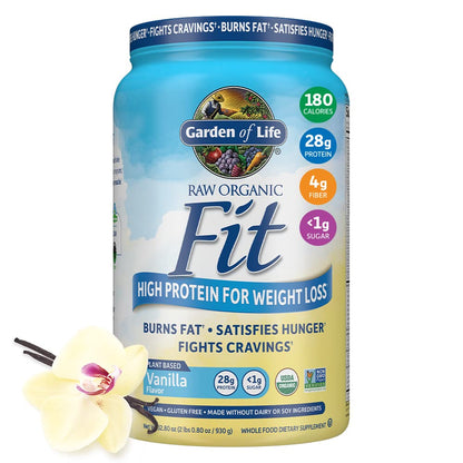 Garden of Life Raw Organic Fit Vegan Protein Powder Vanilla & Vegan Protein Powder Garden of LifeBuy Supplements Australia
