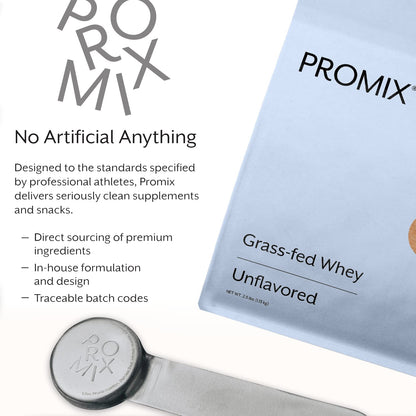 Promix Whey Protein Powder, Unflavored - 5lb Bulk - Grass-Fed & 100% All Natural ProMix NutritionBuy Supplements Australia