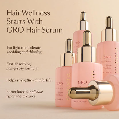 Vegamour GRO Essentials Kit Includes GRO Revitalizing Shampoo & Conditioner and GRO Hair Serum for Thinning Hair VEGAMOURBuy Supplements Australia