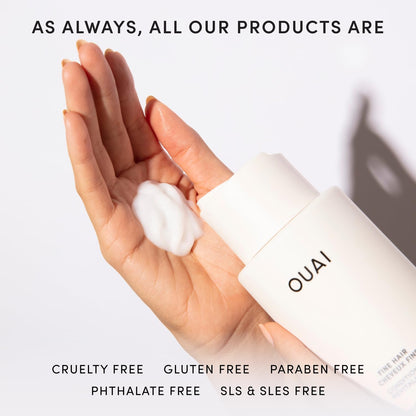 OUAI Fine Hair Conditioner Refill - Volumizing Conditioner Made with Keratin, Biotin and Chia Seed Oil - Adds Softness, Bounce and Volume - Free from Parabens, Sulfates, and Phthalates (32 Oz) OUAIBuy Supplements Australia