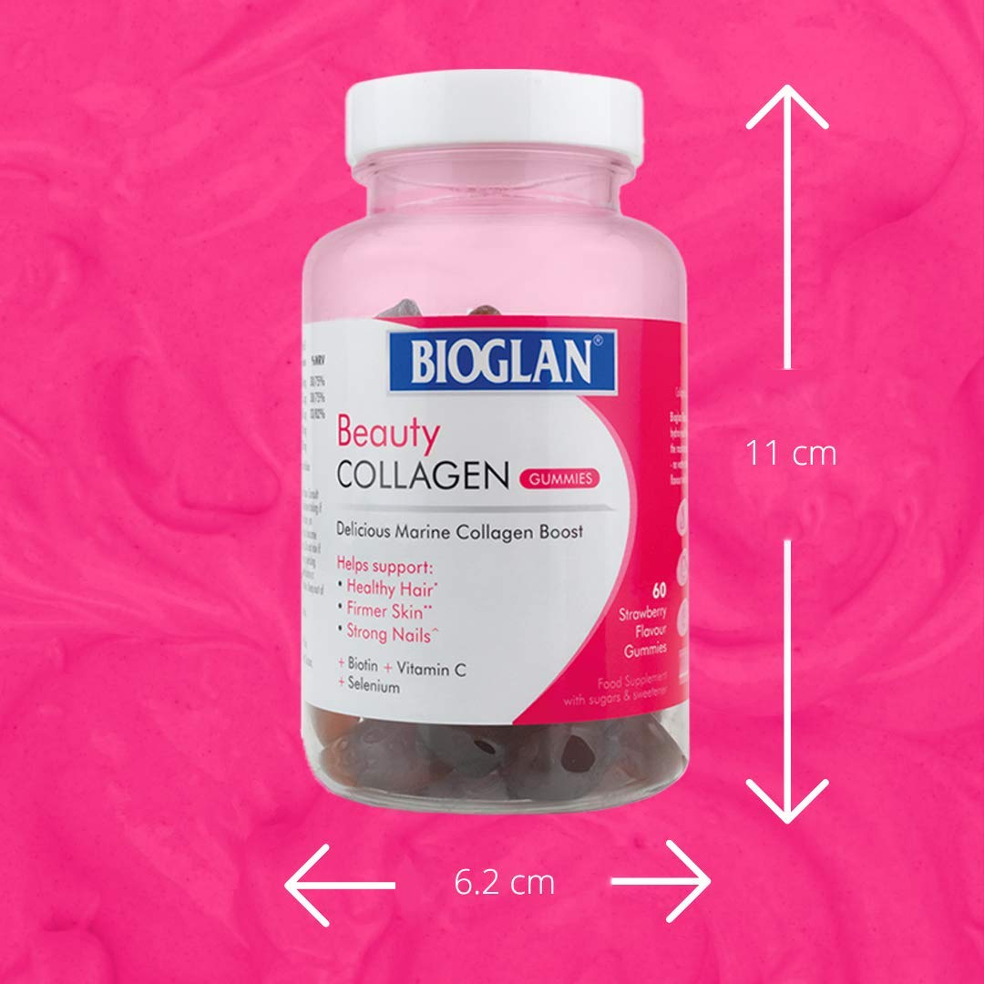 Bioglan Collagen Gummies | 1000mg | Hydrolysed Marine Collagen | Biotin BioglanBuy Supplements Australia