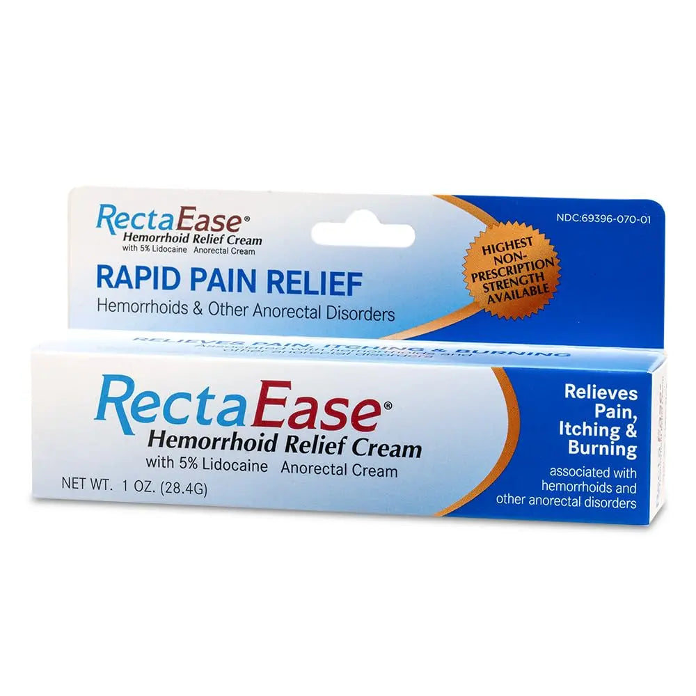 Globe RectaEase 5% Lidocaine (3 Pack) Hemorrhoid Relief Cream 1 oz Tube, Anorectal Cream, Rapid Numbing Relief, Hemorrhoid Treatment from Itch and Burn GlobeBuy Supplements Australia