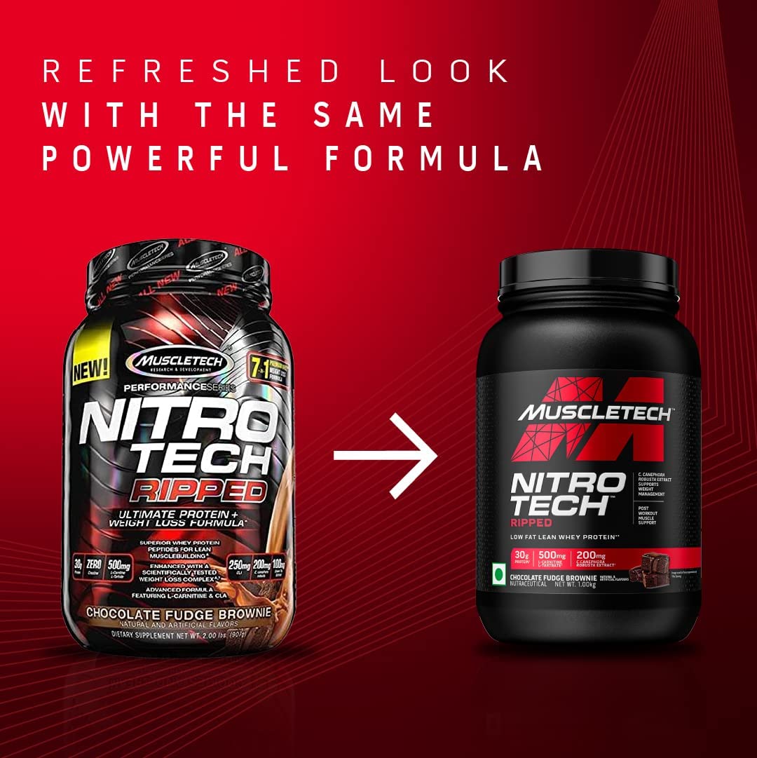 Protein Powder for Weight Loss |MuscleTech Nitro-Tech Ripped |Whey Protein Powder MuscleTechBuy Supplements Australia