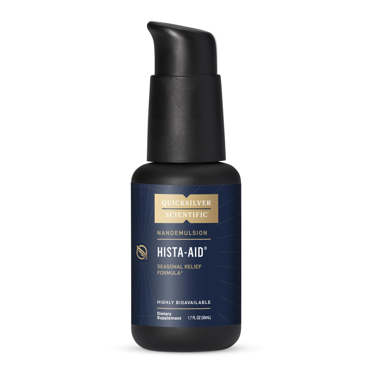 Quicksilver Scientific Nanoemulsified Hista-Aid - Flavonoids to Help Maintain Healthy Histamine Levels - Liposomal Vitamin C, DIM, Luteolin & Quercetin Liquid (50ml) Quicksilver ScientificBuy Supplements Australia