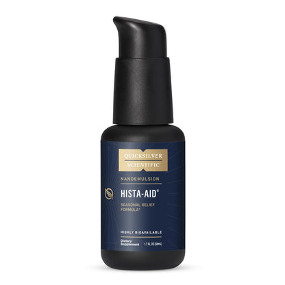 Quicksilver Scientific Nanoemulsified Hista-Aid - Flavonoids to Help Maintain Healthy Histamine Levels - Liposomal Vitamin C, DIM, Luteolin & Quercetin Liquid (50ml) Quicksilver ScientificBuy Supplements Australia