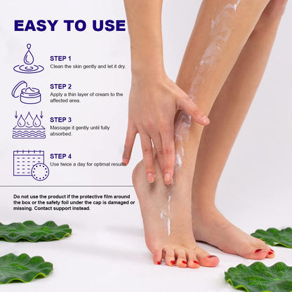 ASDToTio Urea Cream 42% - Premium Urea Foot Cream - With 2% Salicylic Acid, Tea Tree Oil, Shea Butter, Aloe Vera - For Feet, Hands, Heels, Elbows, Knees and More - 4 oz ASDToTio buy supplements Au