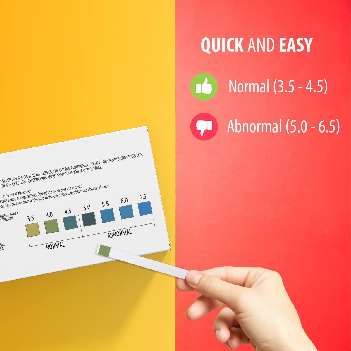 [60 Pack] PGYARD Vaginal Health pH Test Strips, Feminine pH Test, Value Pack PGYARDBuy Supplements Australia