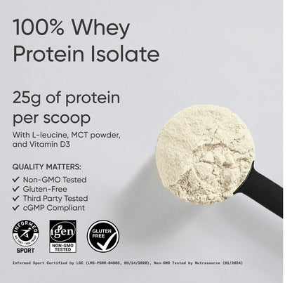 Sports Research Whey Protein Isolate - Sports Nutrition Protein Powder 25g per Serving - 5lb Bag Whey Protein - Vanilla Flavor - Bulk Protein Powder, 56 Servings Sports Research buy supplements Au