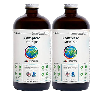 LIQUIDHEALTH Complete Multiple Adult Liquid Multivitamin - Essential Vitamins, Minerals & Nutrients, Immune Support, Gut Health, Energy, Detox LIQUIDHEALTH