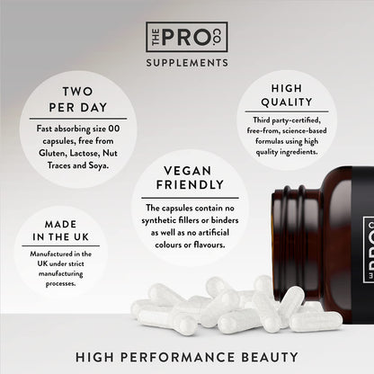 Premium Vegan Collagen Booster Supplement - Hair Skin & Nails Vitamins The Pro CoBuy Supplements Australia