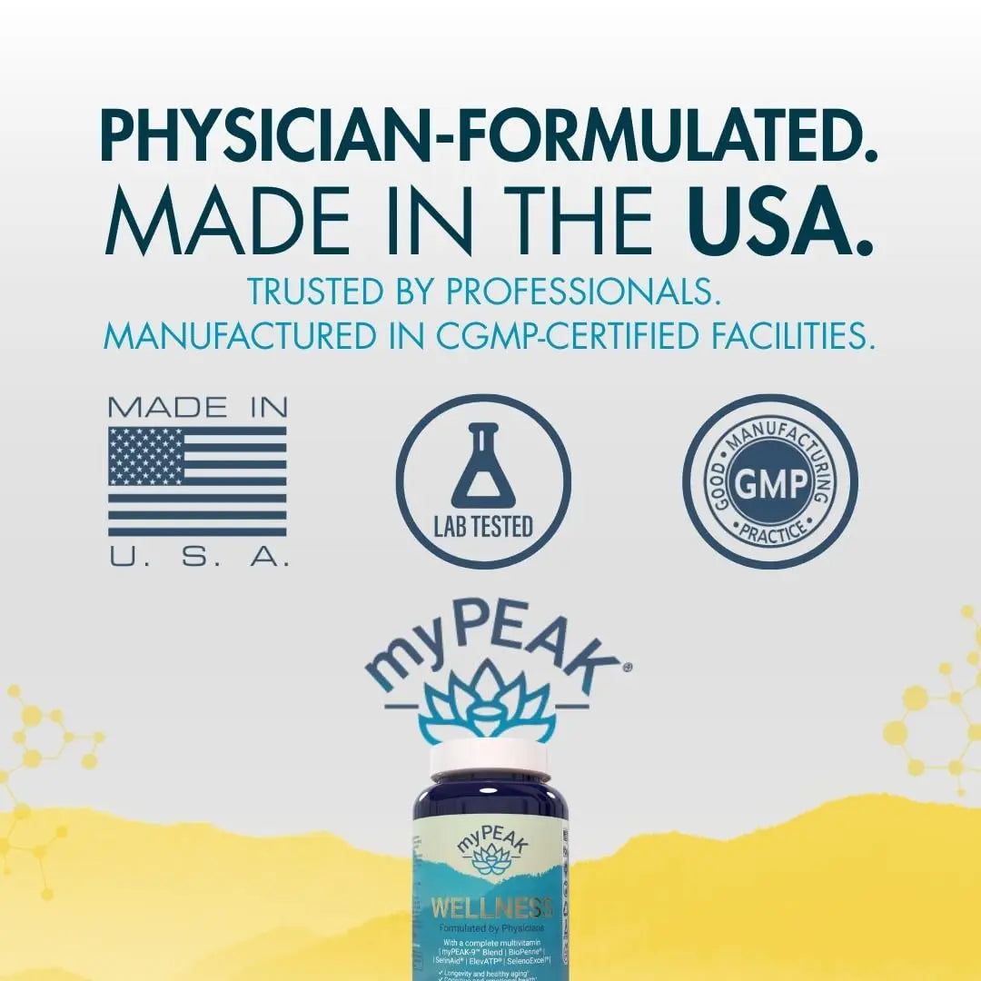 myPEAK PeakBiotic: The Ultimate Vegan Synbiotic with 50 Billion CFU Probiotics Prebiotics Postbiotics Modbiotics and Gut Lining to Enhance Digestion, Skin, and Mood with 2-Month Supply, 60 Capsules myPEAKBuy Supplements Australia