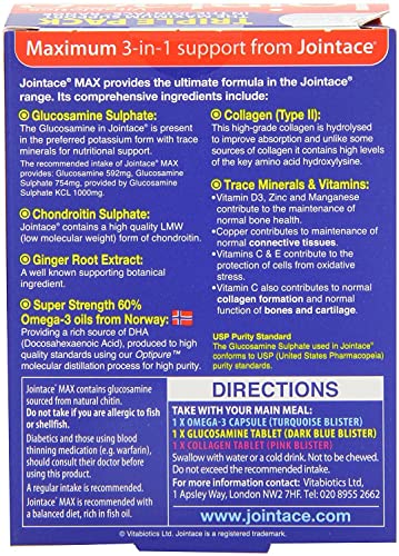 Jointace Vitabiotics Max, 84 Count (Pack of 1) VitabioticsBuy Supplements Australia