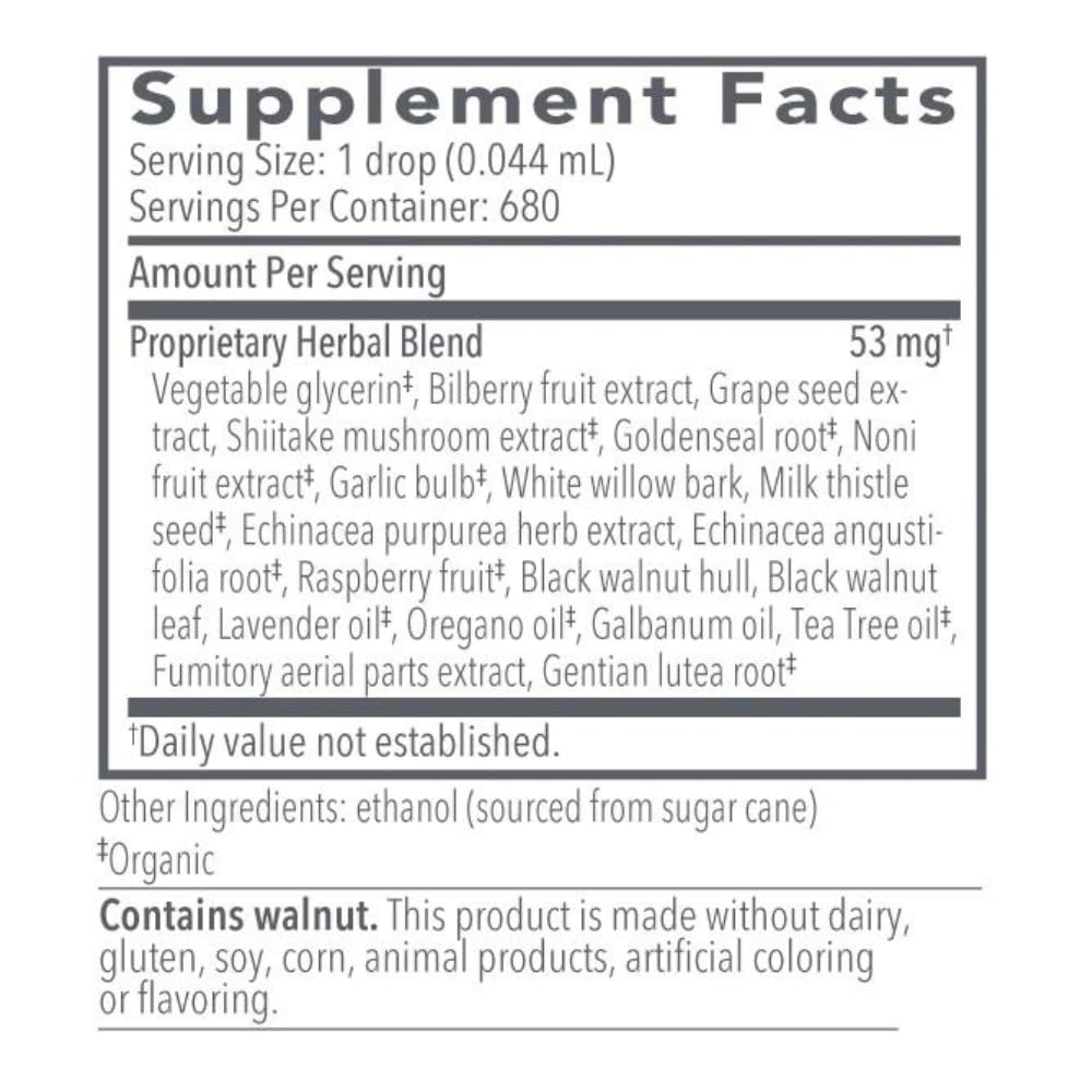 Biocidin Liquid Formula - Biofilm Buster & Broad-Spectrum Botanicals for Gut Detox Cleanse Support - Promotes Microbial Balance, Gut Health & Clearance of Unwanted Microbes (1 Oz) Bio-Botanical ResearchBuy Supplements Australia