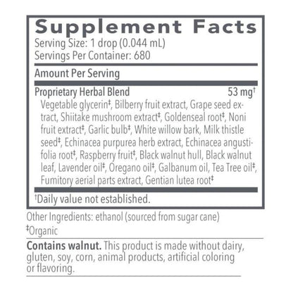Biocidin Liquid Formula - Biofilm Buster & Broad-Spectrum Botanicals for Gut Detox Cleanse Support - Promotes Microbial Balance, Gut Health & Clearance of Unwanted Microbes (1 Oz) Bio-Botanical ResearchBuy Supplements Australia