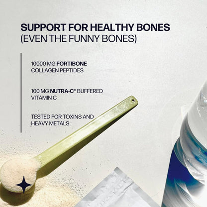 Sparkle Wellness FORTIBONE Bioactive Collagen Peptides | Collagen Powder Supplement with Nutra C Buffered Vitamin C for Bone Health | Bone Mineral Boost (Mixed Berry) [30 Serves] Sparkle Wellness buy supplements Au