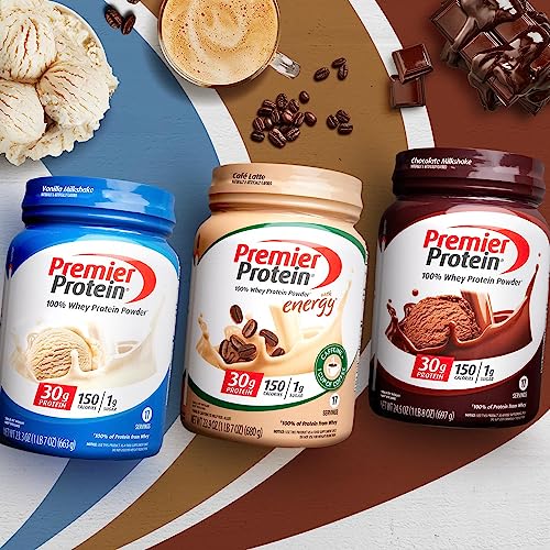 Premier Protein Powder, Vanilla Milkshake, 30g Protein, 1g Sugar, 100% Whey Protein Premier ProteinBuy Supplements Australia