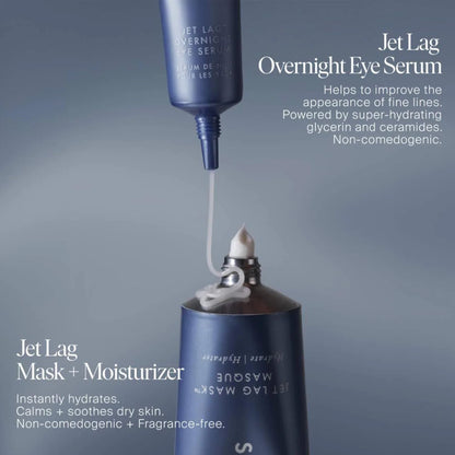 Summer Fridays Jet Lag Overnight Eye Serum - Nourishing Undereye Treatment for Dark Circles - Helps to Hydrate, Smooth, Firm & Depuff - Enriched with Glycerin to Lock in Moisture (0.5 Fl Oz) Summer Fridays buy supplements Au