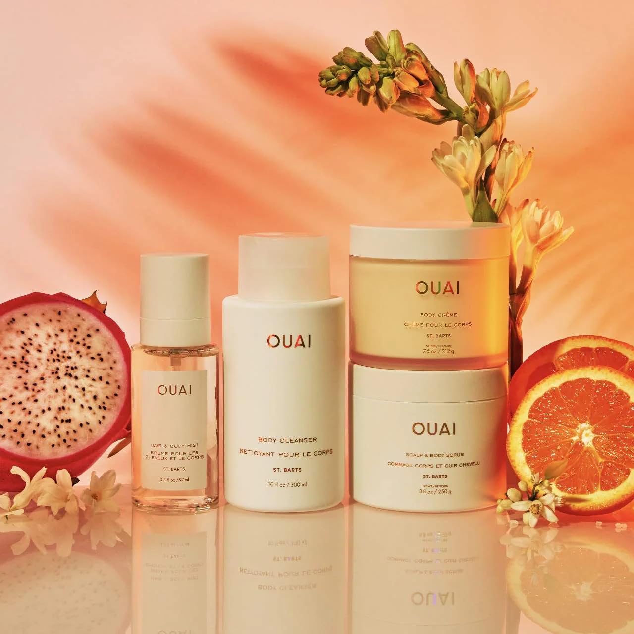 OUAI St. Barts Hair and Body Mist - Tropical-Scented Hair Perfume and Body Spray - Notes of Dragonfruit, Orange Blossom, Tuberose & Musk (3.3 Fl Oz) OUAIBuy Supplements Australia