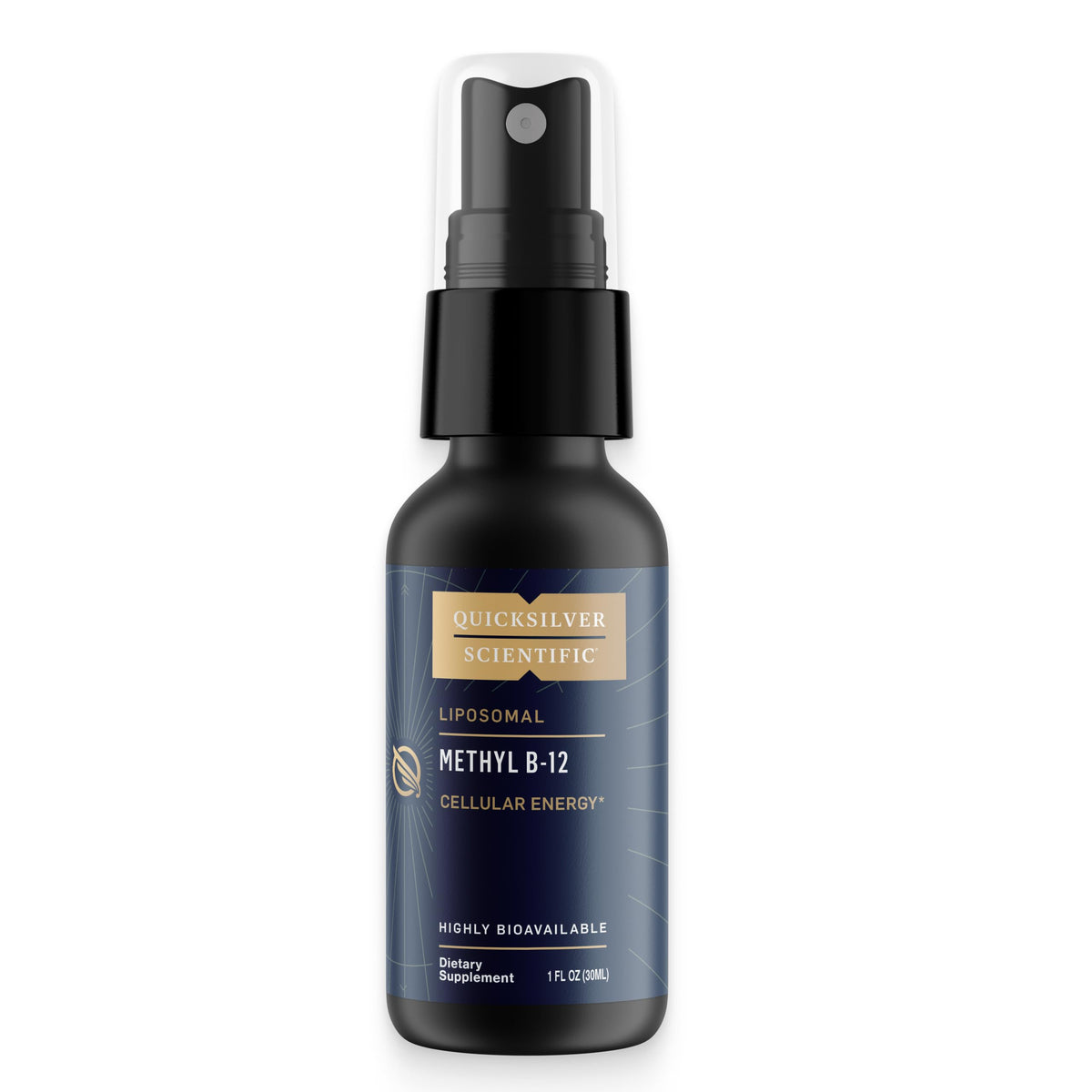 Quicksilver Scientific Methyl B12-1000mcg Vitamin B12 as Methylcobalamin - with Nano Technology for Superior Absorption - Supportive Energy Supplement (30ml / 90 Servings) Quicksilver ScientificBuy Supplements Australia