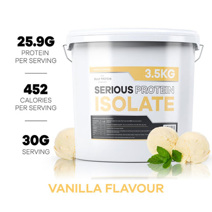The Bulk Protein Company, Serious Protein Isolate – 3.5kg – Whey Protein Iso The Bulk Protein CompanyBuy Supplements Australia