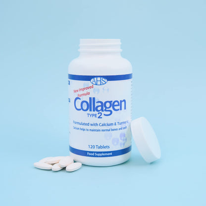 AHS Collagen Type 2 120 Tablets - 4500MG Per Day - Formulated with Calcium and Turmeric AHSBuy Supplements Australia