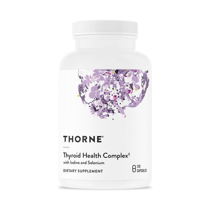 THORNE - Thyroid Health Complex (Formerly Thyrocsin) - Thyroid Cofactors for Thyroid Function Support* - Vitamins B12, C & E, Ashwagandha, Iodine, Zinc, Selenium, Copper & L-Tyrosine - 60 Servings THORNEBuy Supplements Australia