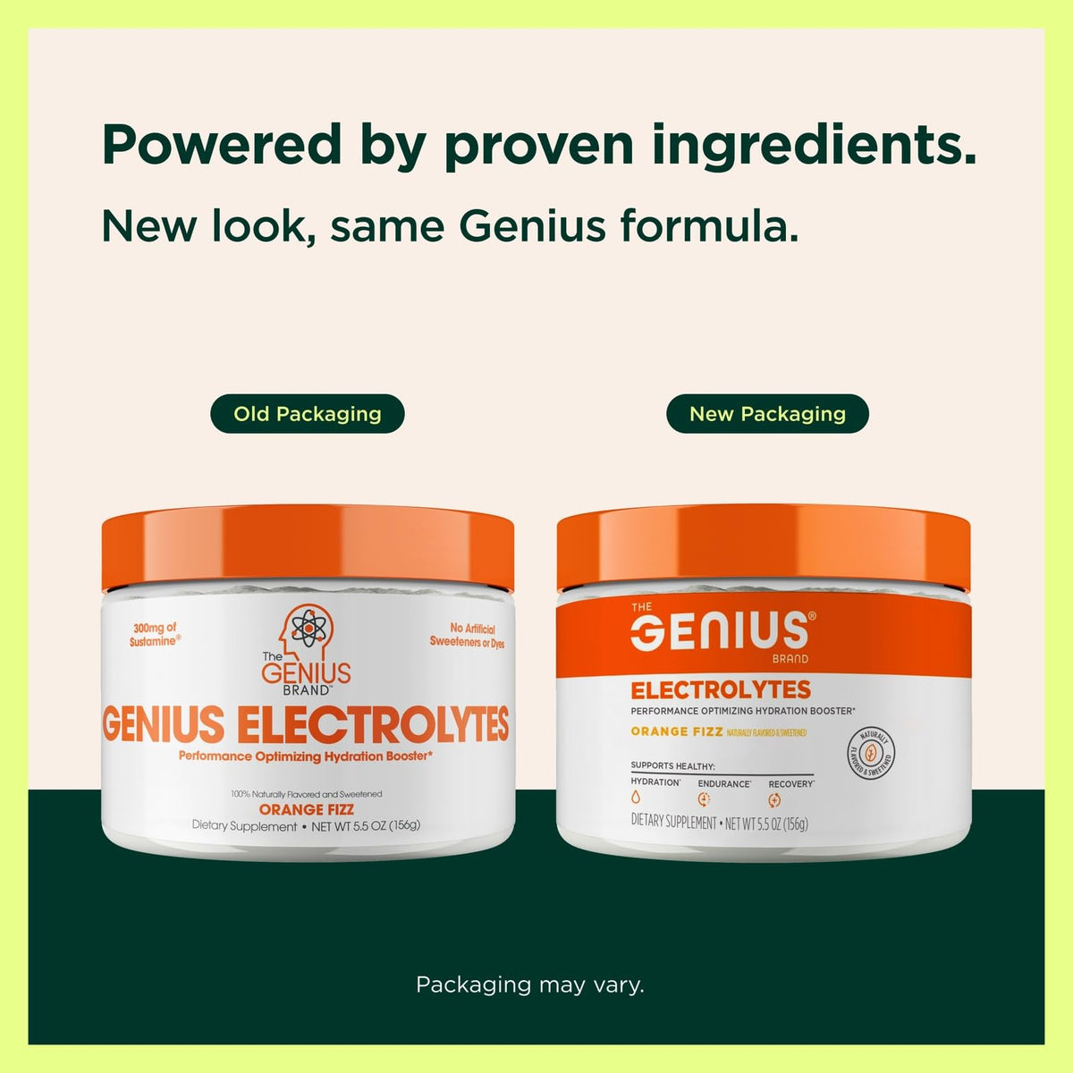 Genius Electrolytes Powder Drink Mix, Orange Fizz, 30 Servings - Natural Hydration Booster & Endurance Supplement with Potassium, Magnesium & Zinc - Sugar Free & No Artificial Sweeteners or Dyes The Genius BrandBuy Supplements Australia