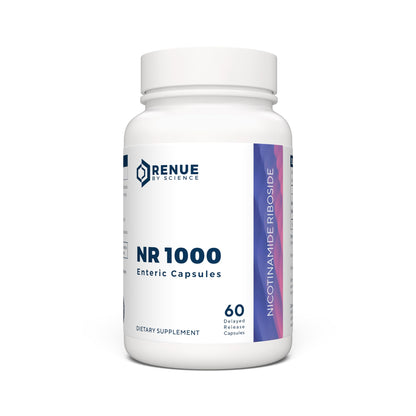 RENUE by Science Nicotinamide Riboside | High Strength NAD Supplement | 60 Nicotinamide Enteric-Coated Capsules - 1000mg Nicotinamide Riboside per Serving | Manufactured in The USA Third-Party Tested Renue By ScienceBuy Supplements Australia