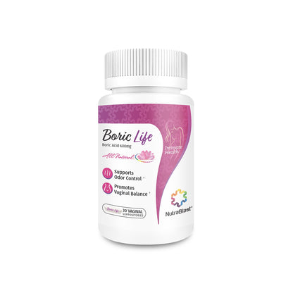 NutraBlast Boric Acid Suppositories - 100% Pure Made in USA - Boric Life Intimate Health Support (30 Count) NutraBlastBuy Supplements Australia