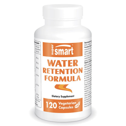 Supersmart - Water Retention Formulation (Advanced Complex) - with Dandelion, Guarana, Caffeine, Betalains - Natural Lymphatic Drainage Supplement | Non-GMO & Gluten Free - 120 Vegetarian Capsules Supersmart buy supplements Au